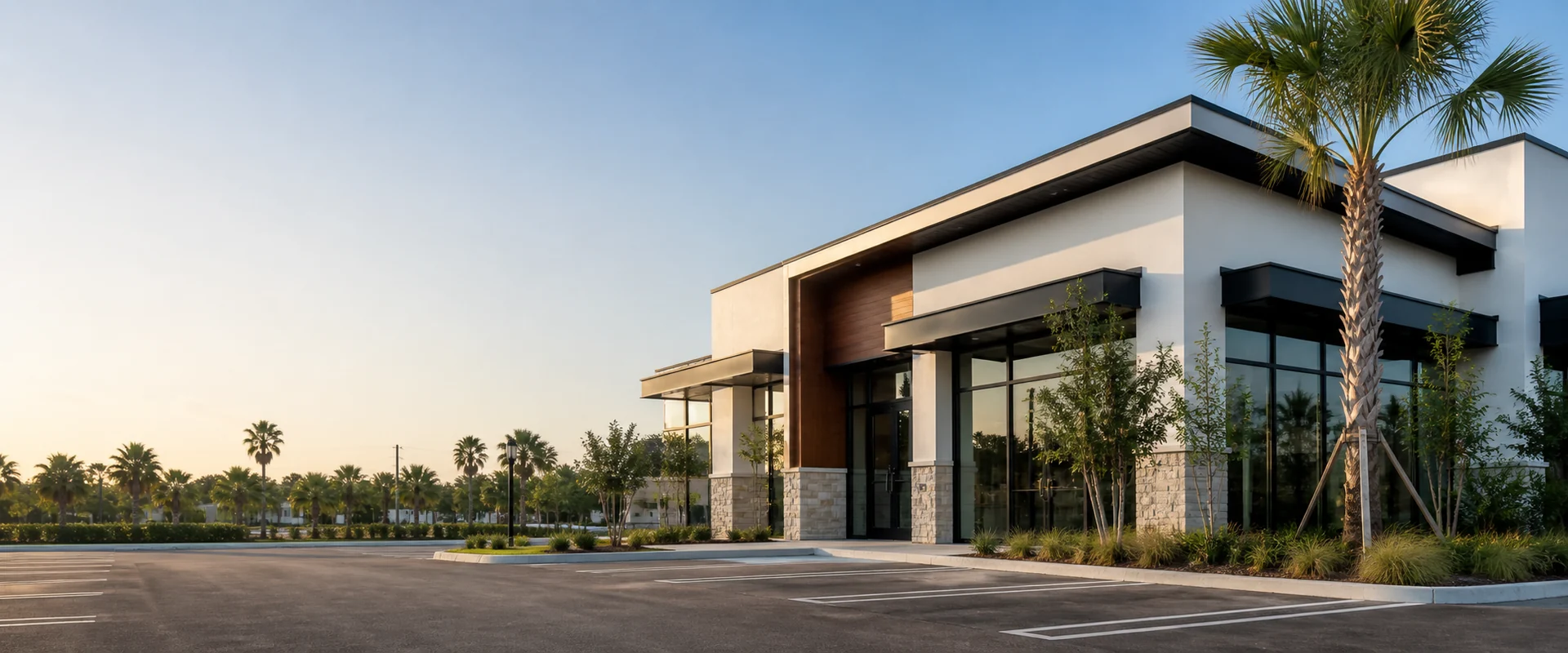 Completed commercial construction project in St. Petersburg, Florida